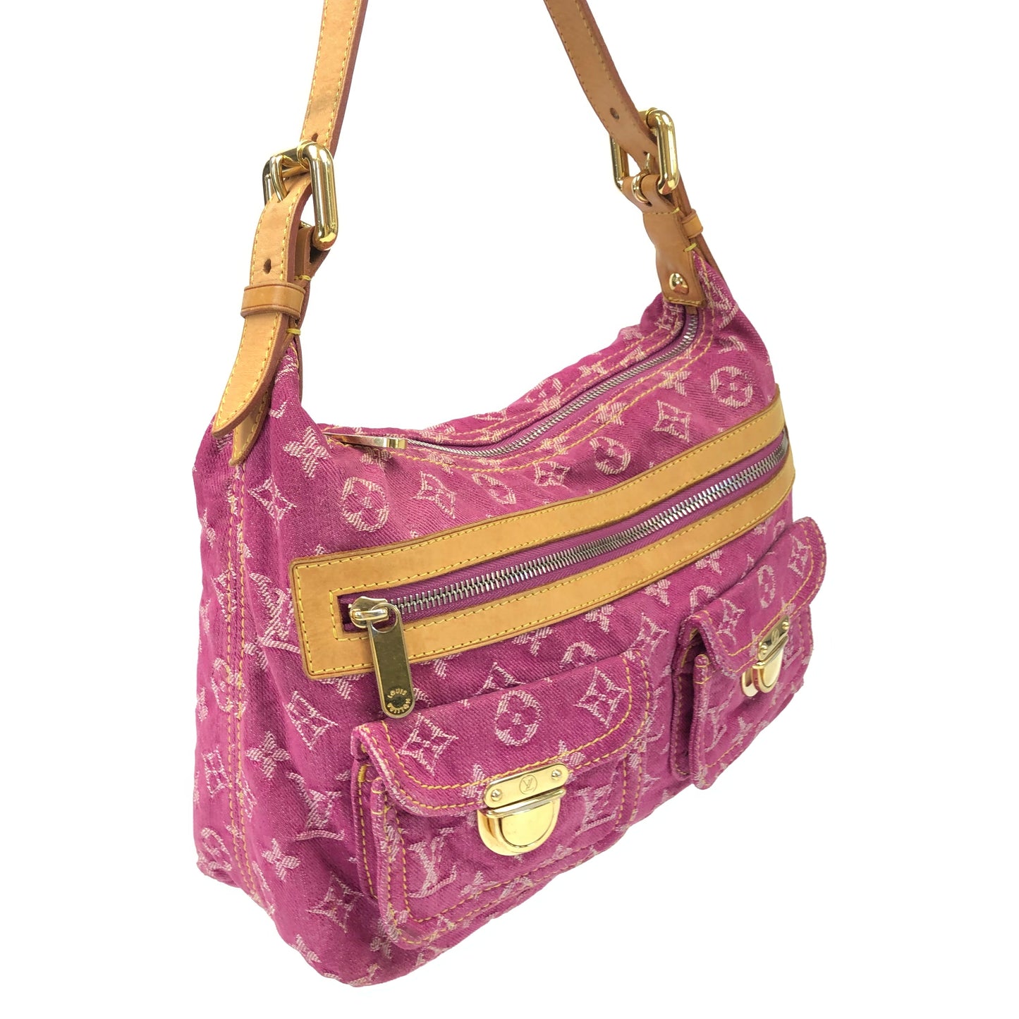 LOUIS VUITTON BAGGY PM DENIM SHOULDER BAG