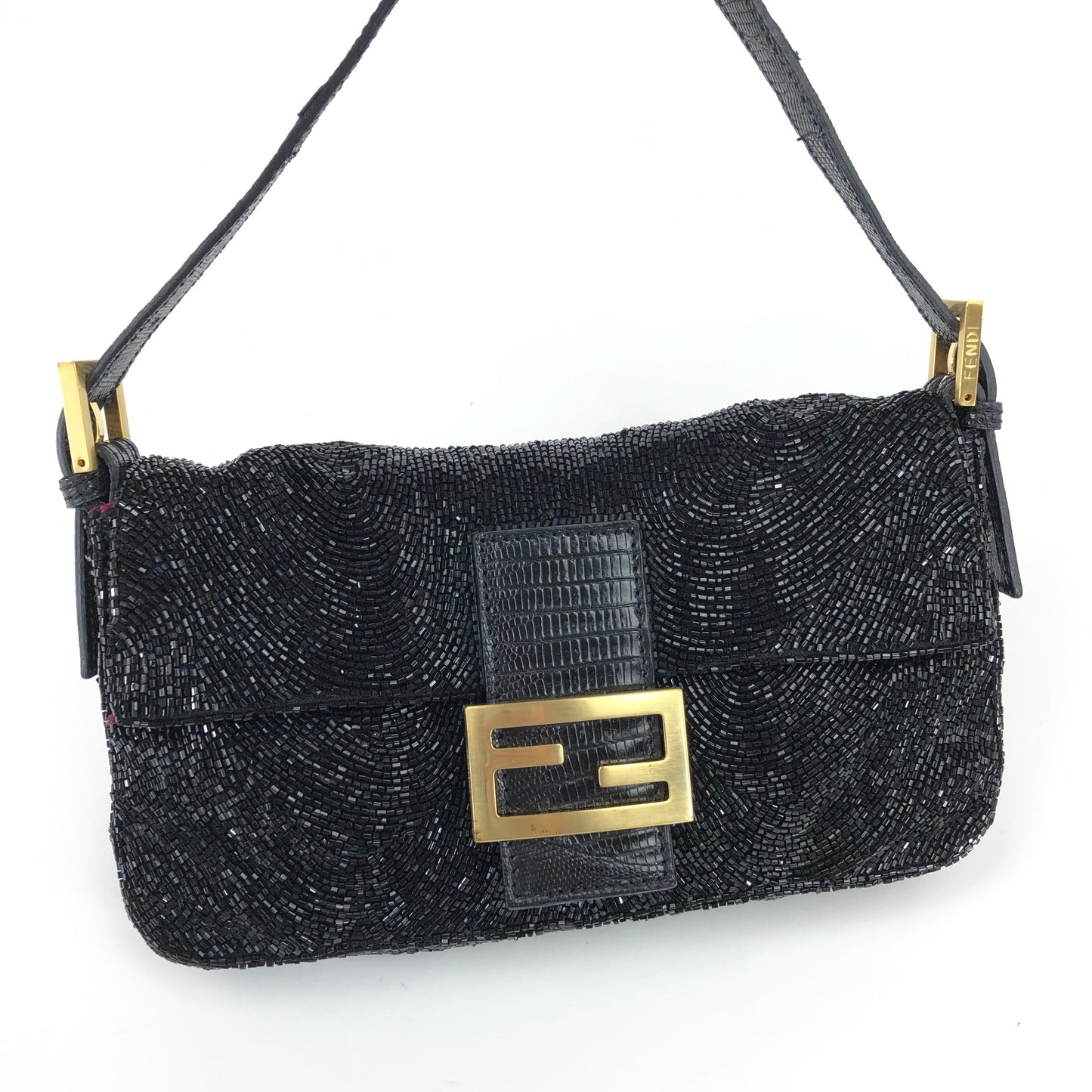 FENDI BEADED BAGUETTE BAG