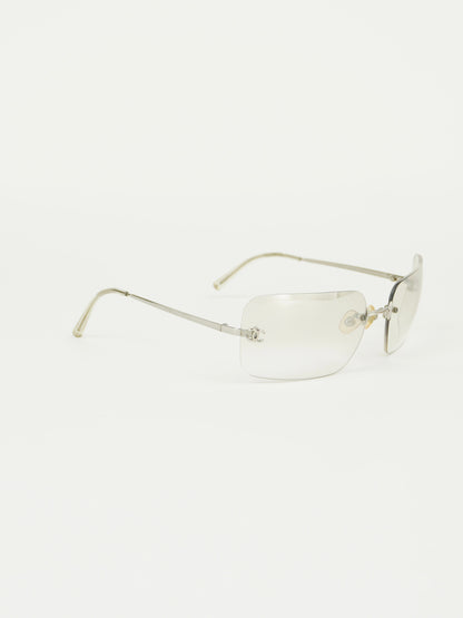 CHANEL RIMLESS SUNGLASSES