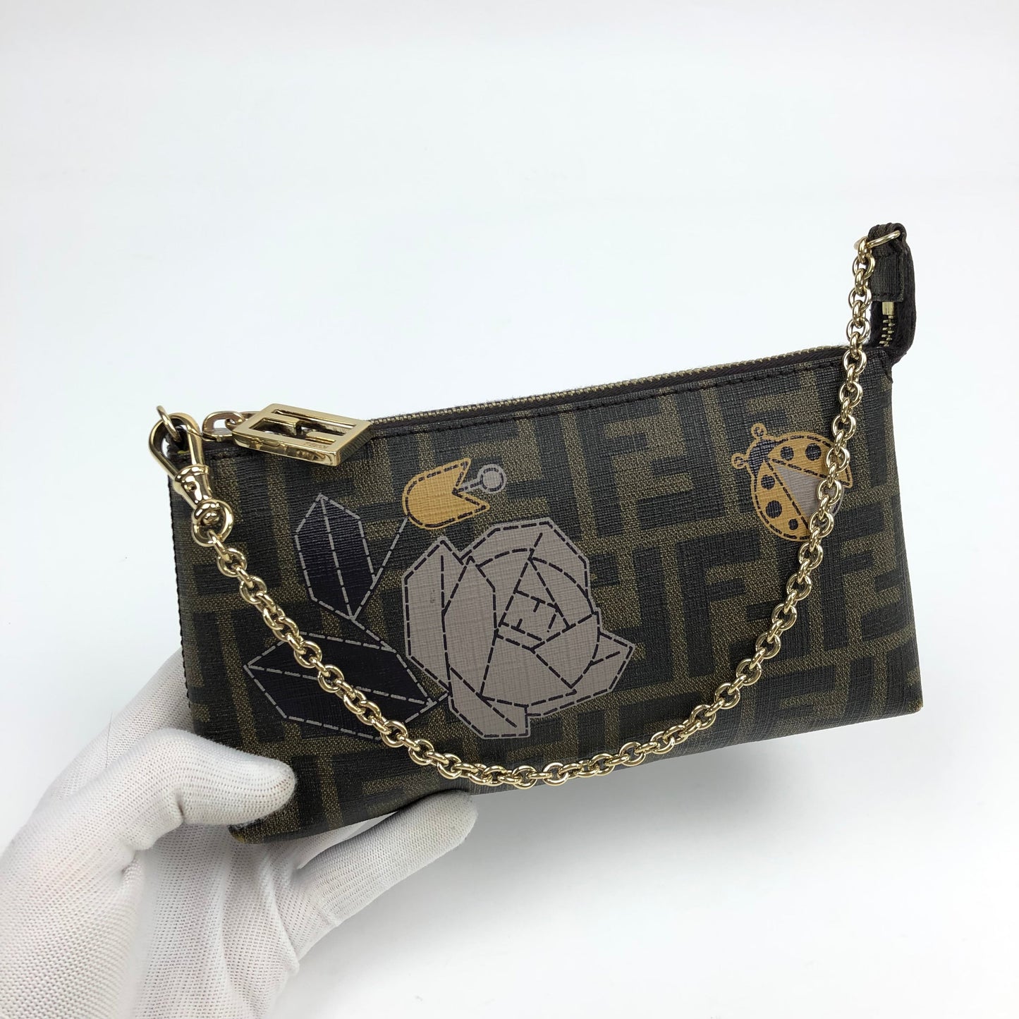 FENDI ZUCCA SHOULDER BAG