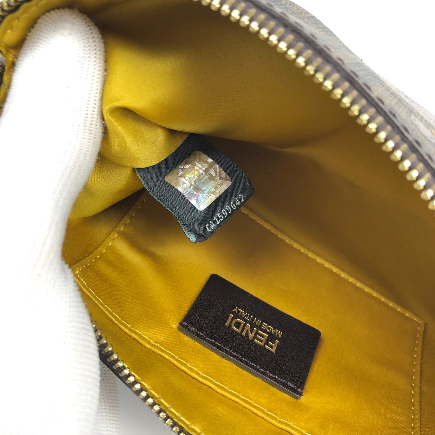 FENDI ZUCCA SHOULDER BAG