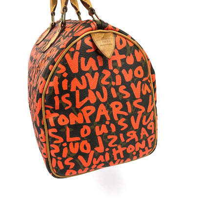 LOUIS VUITTON STEPHEN SPROUSE GRAFFITI SPEEDY 30 BAG