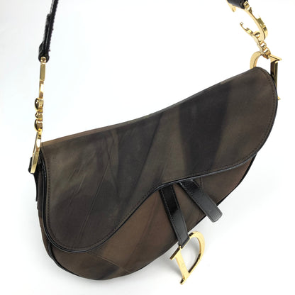CHRISTIAN DIOR WATERCOLOUR SADDLE BAG