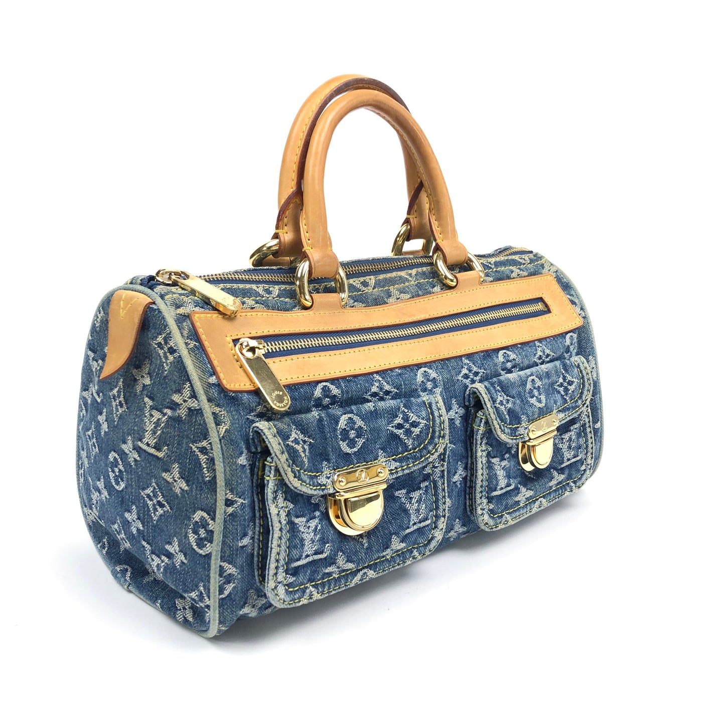 LOUIS VUITTON NEO SPEEDY DENIM BAG