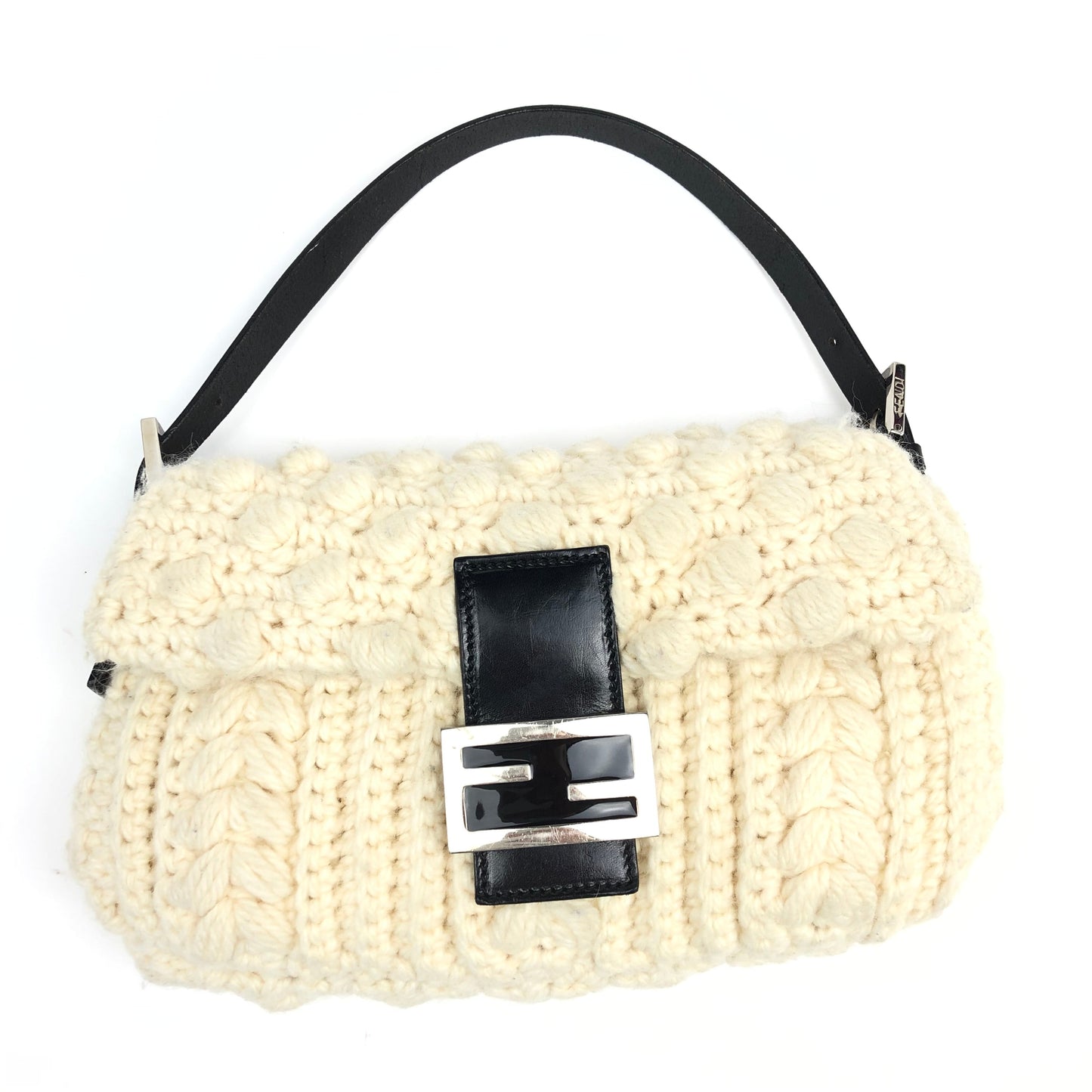 FENDI CROCHET BAGUETTE BAG