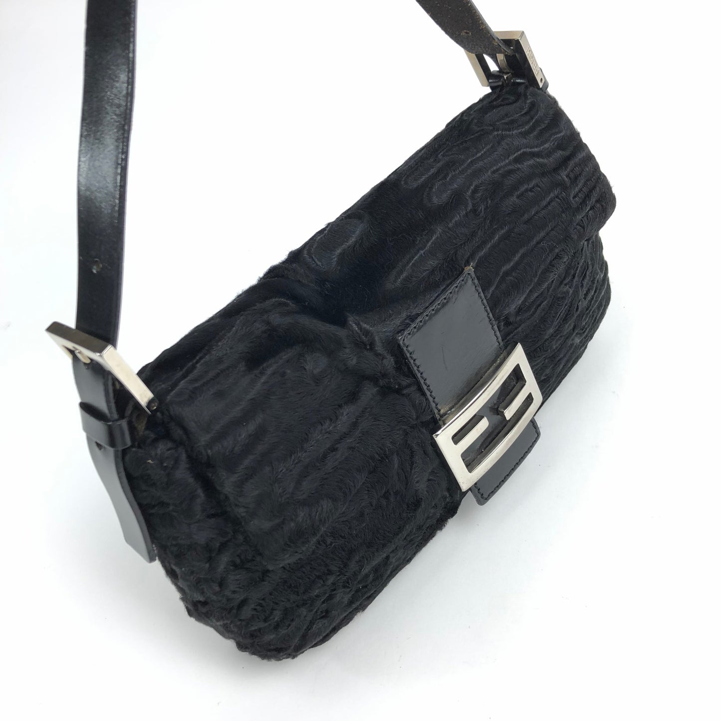 FENDI PERSIAN LAMB FUR BAGUETTE