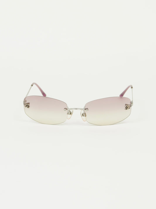 CHANEL RIMLESS SUNGLASSES