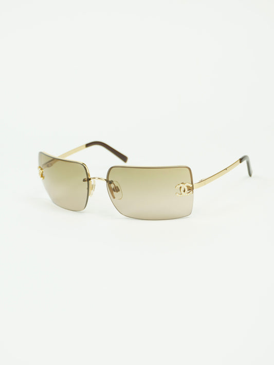 CHANEL RHINESTONE SUNGLASSES