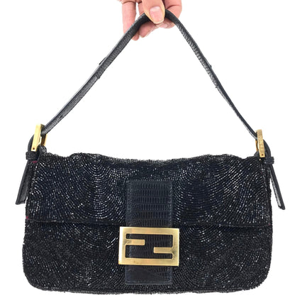 FENDI BEADED BAGUETTE BAG