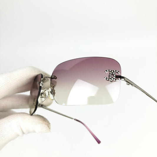 CHANEL RIMLESS SUNGLASSES