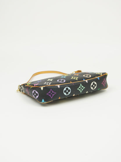 LOUIS VUITTON MULTICOLOR TAKASHI MURAKAMI POCHETTE BAG