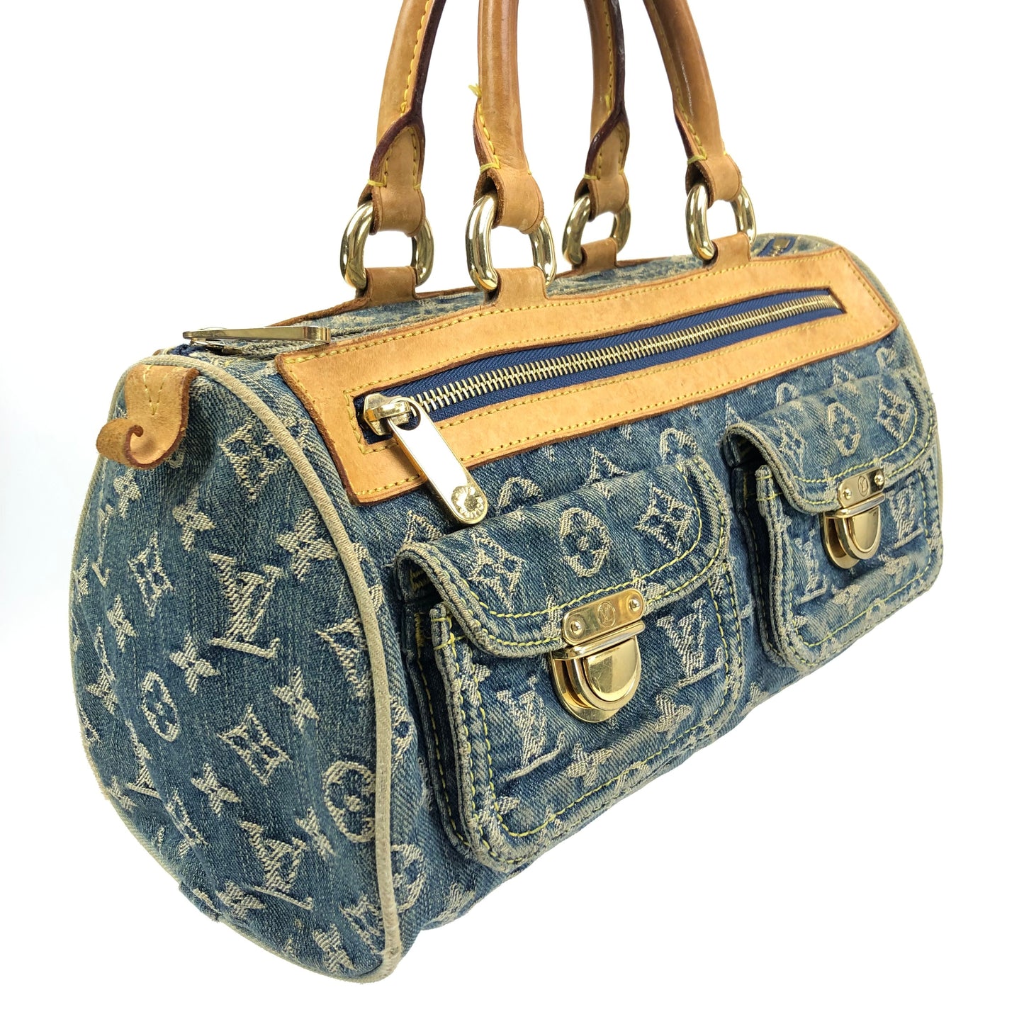 LOUIS VUITTON NEO SPEEDY DENIM BAG