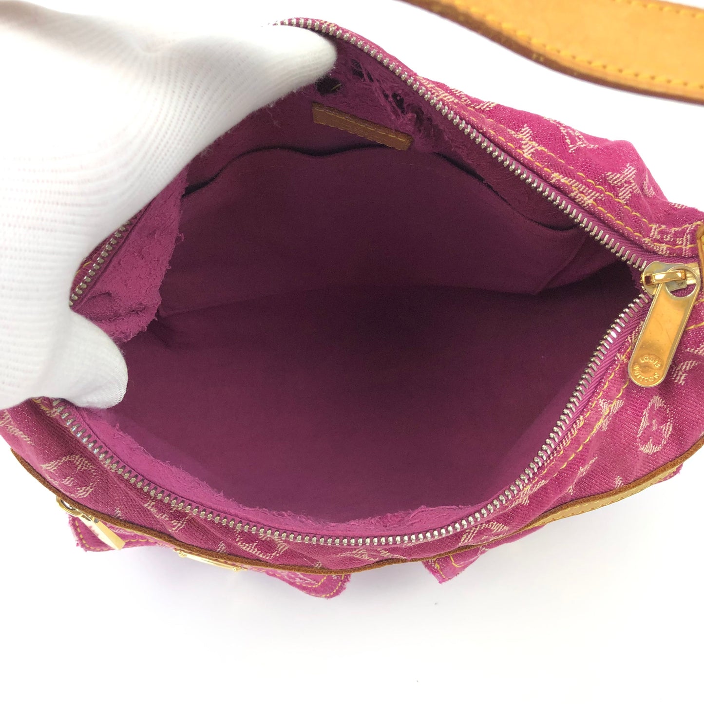 LOUIS VUITTON BAGGY PM DENIM SHOULDER BAG