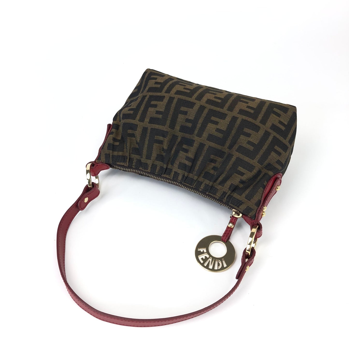 FENDI ZUCCA SHOULDER BAG