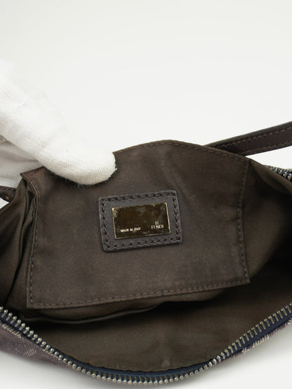 FENDI DENIM ZUCCA SHOULDER BAG