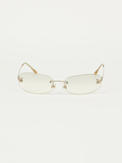 CHANEL RIMLESS SUNGLASSES