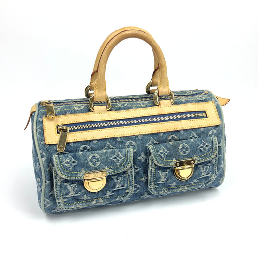 LOUIS VUITTON DENIM NEO SPEEDY BAG
