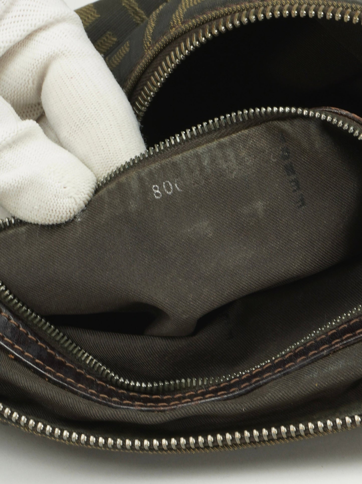 FENDI ZUCCA SHOULDER BAG