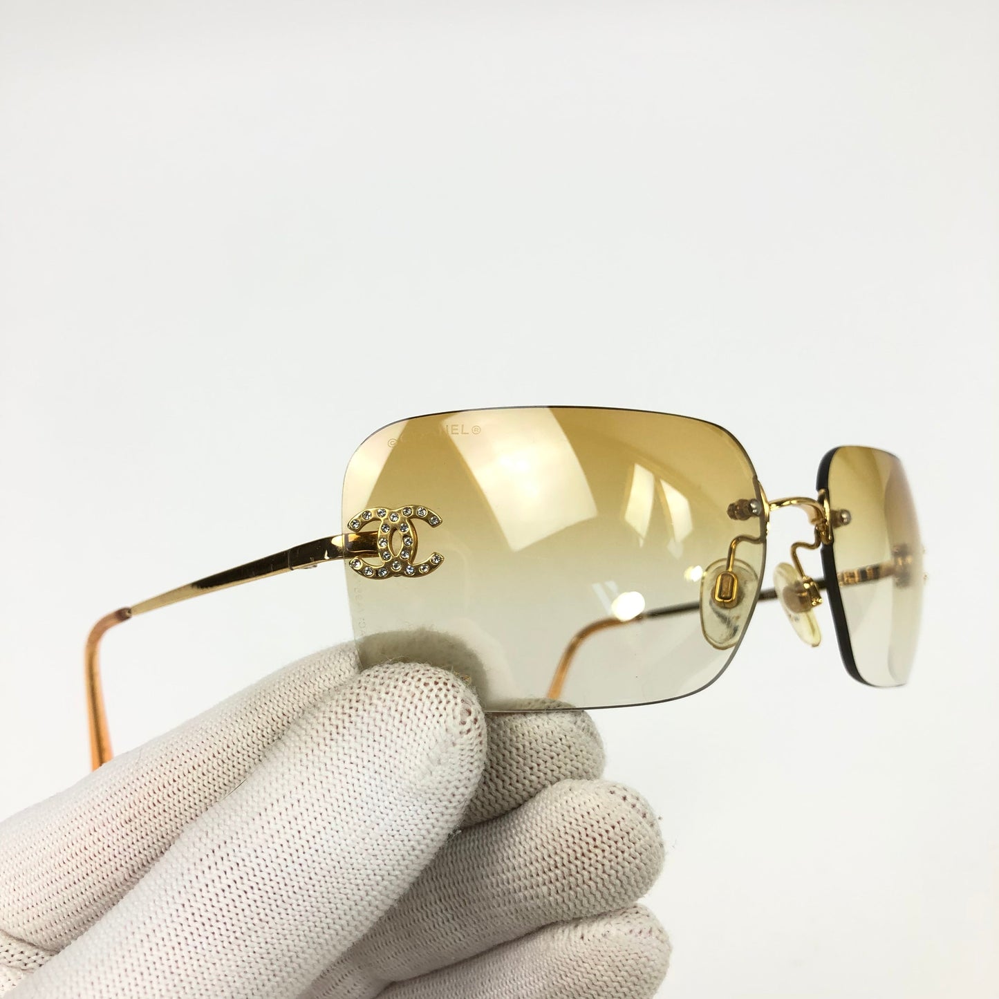 CHANEL RIMLESS SUNGLASSES