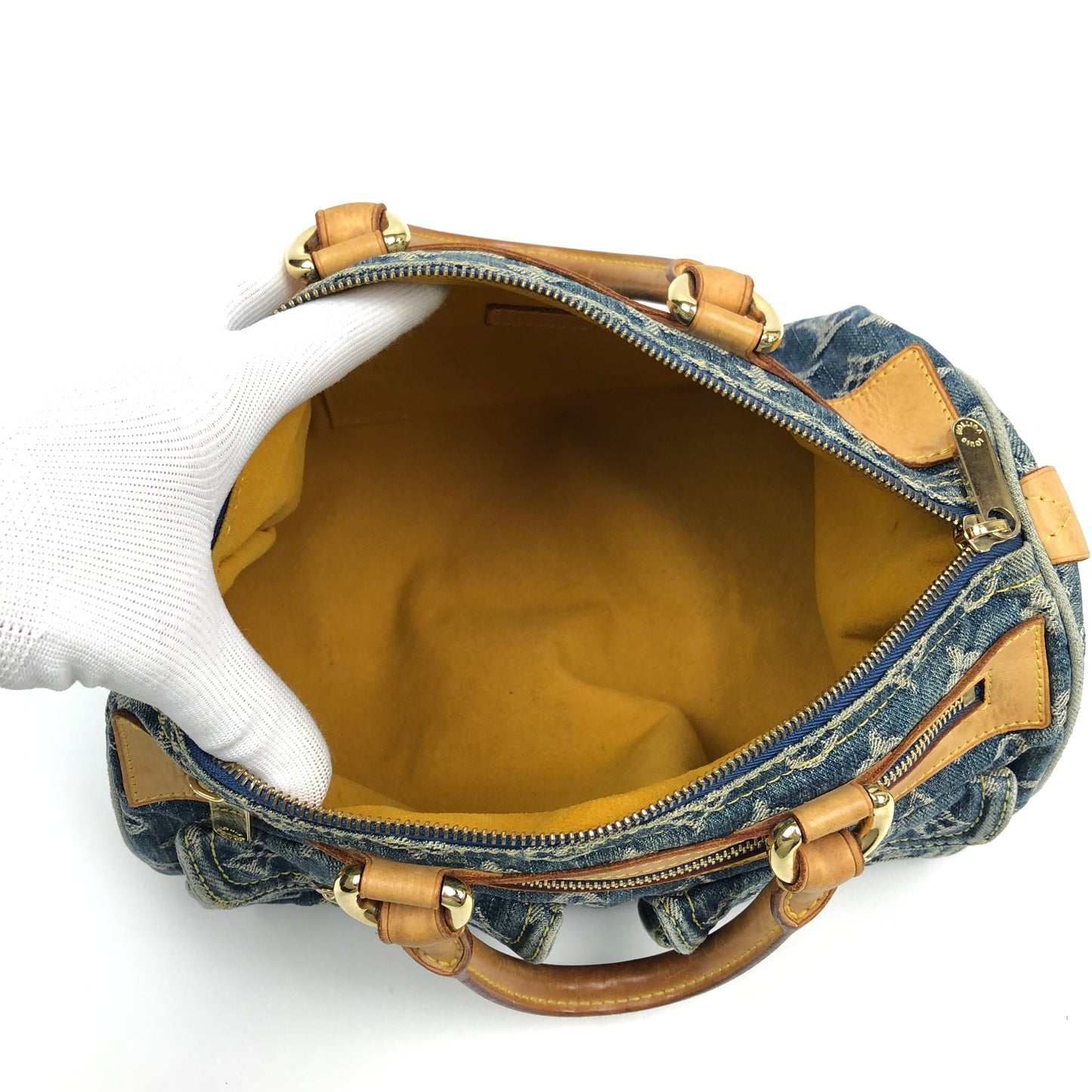 LOUIS VUITTON NEO SPEEDY DENIM BAG