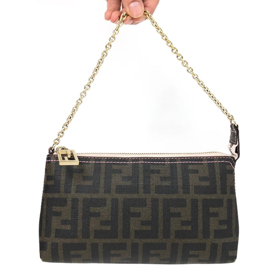 FENDI ZUCCA CHAIN BAG