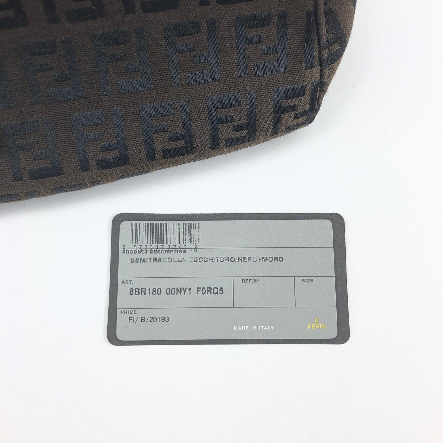 FENDI ZUCCA SHOULDER BAG