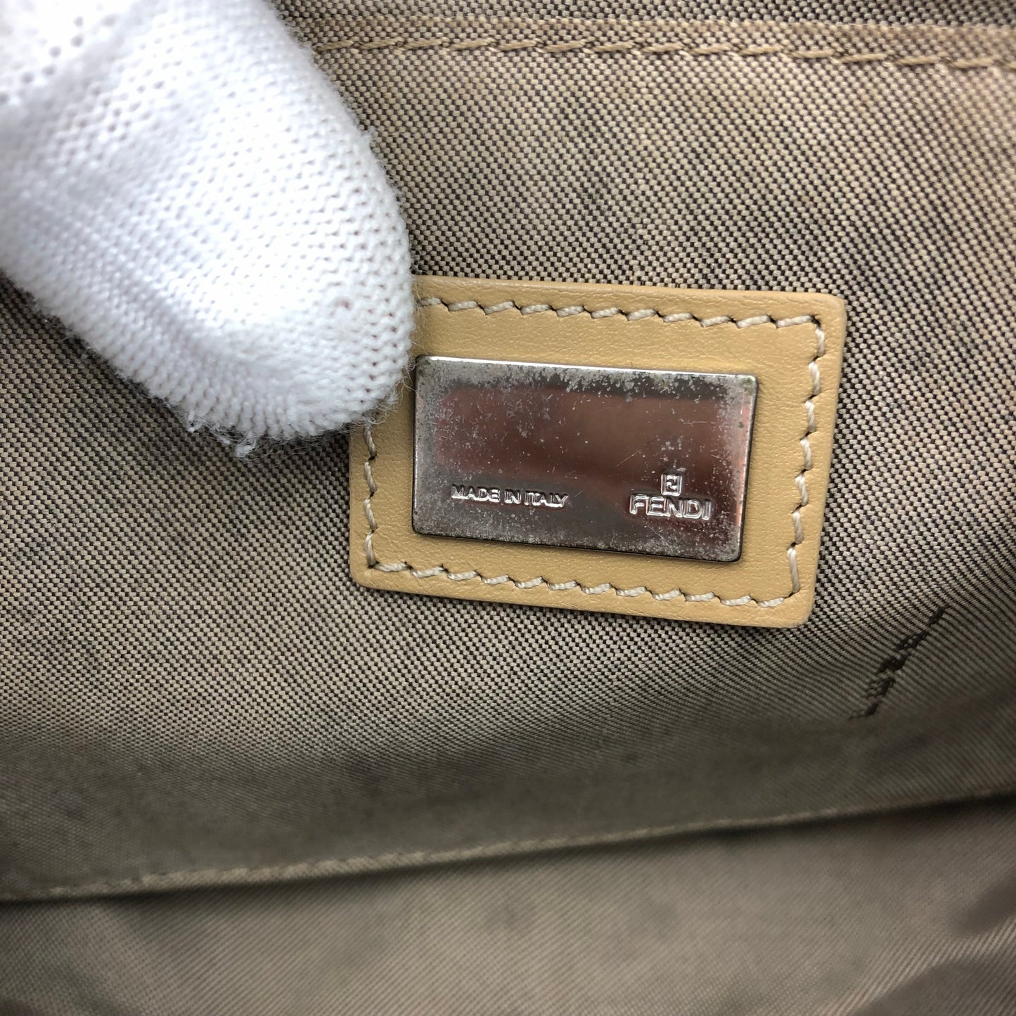 FENDI DENIM ZUCCA SHOULDER BAG