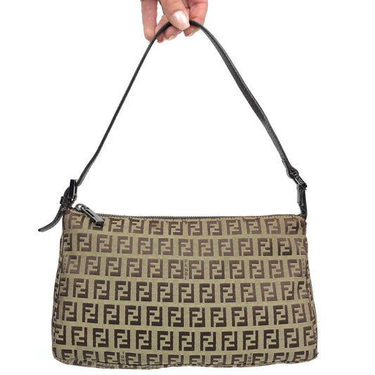 FENDI ZUCCA SHOULDER BAG