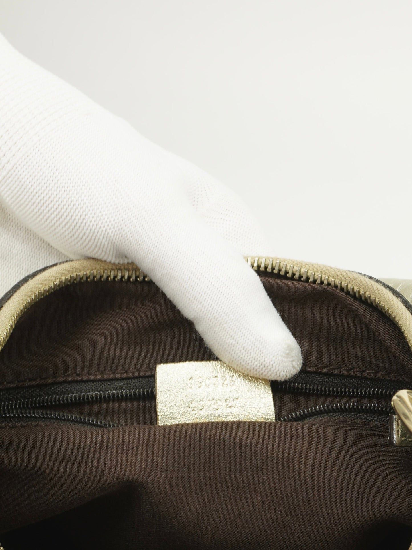 FENDI PURPLE LEATHER LOGO BAGUETTE