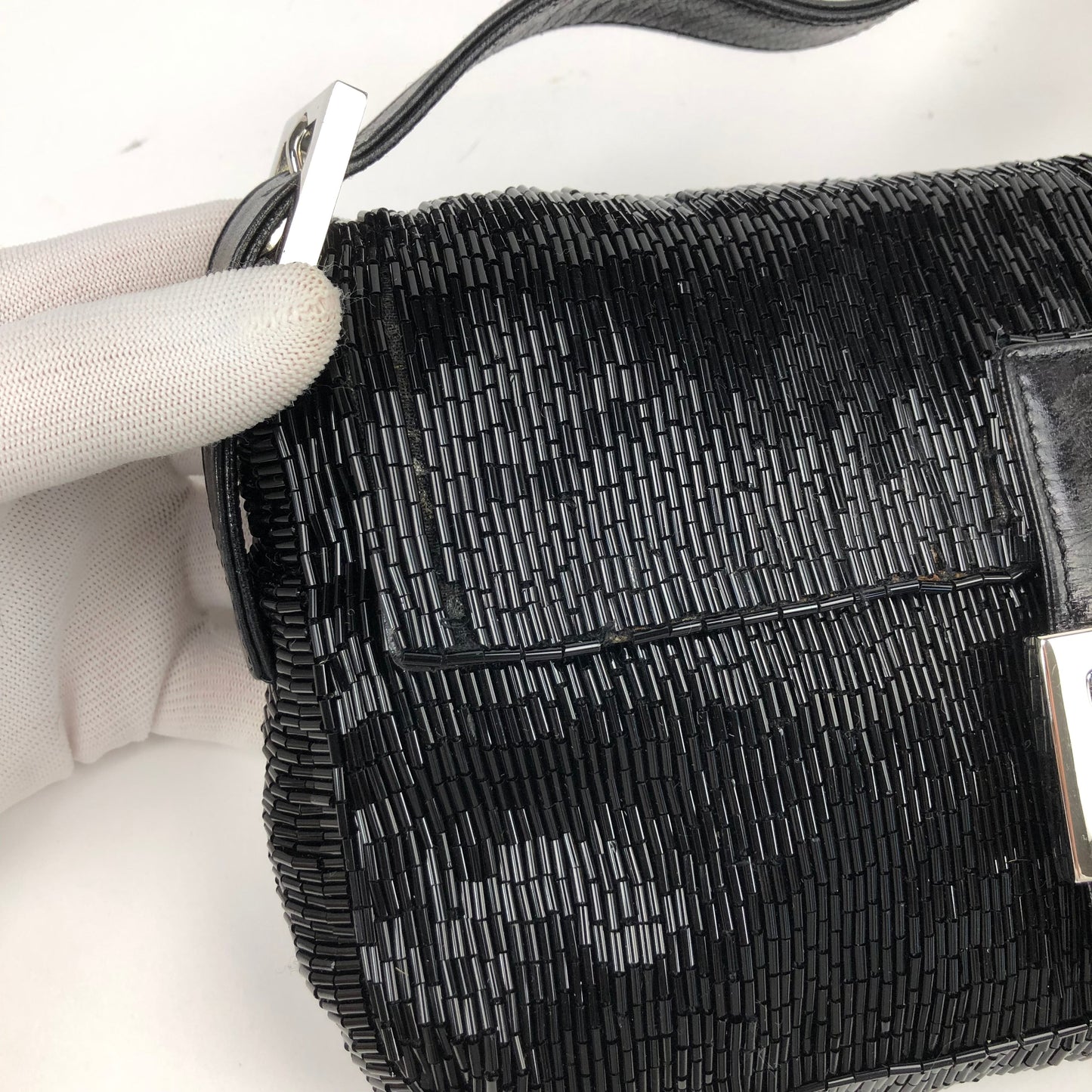 FENDI BEADED BAGUETTE BAG