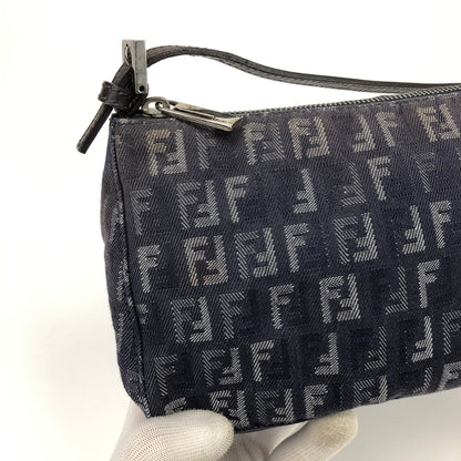 FENDI DENIM ZUCCA SHOULDER BAG