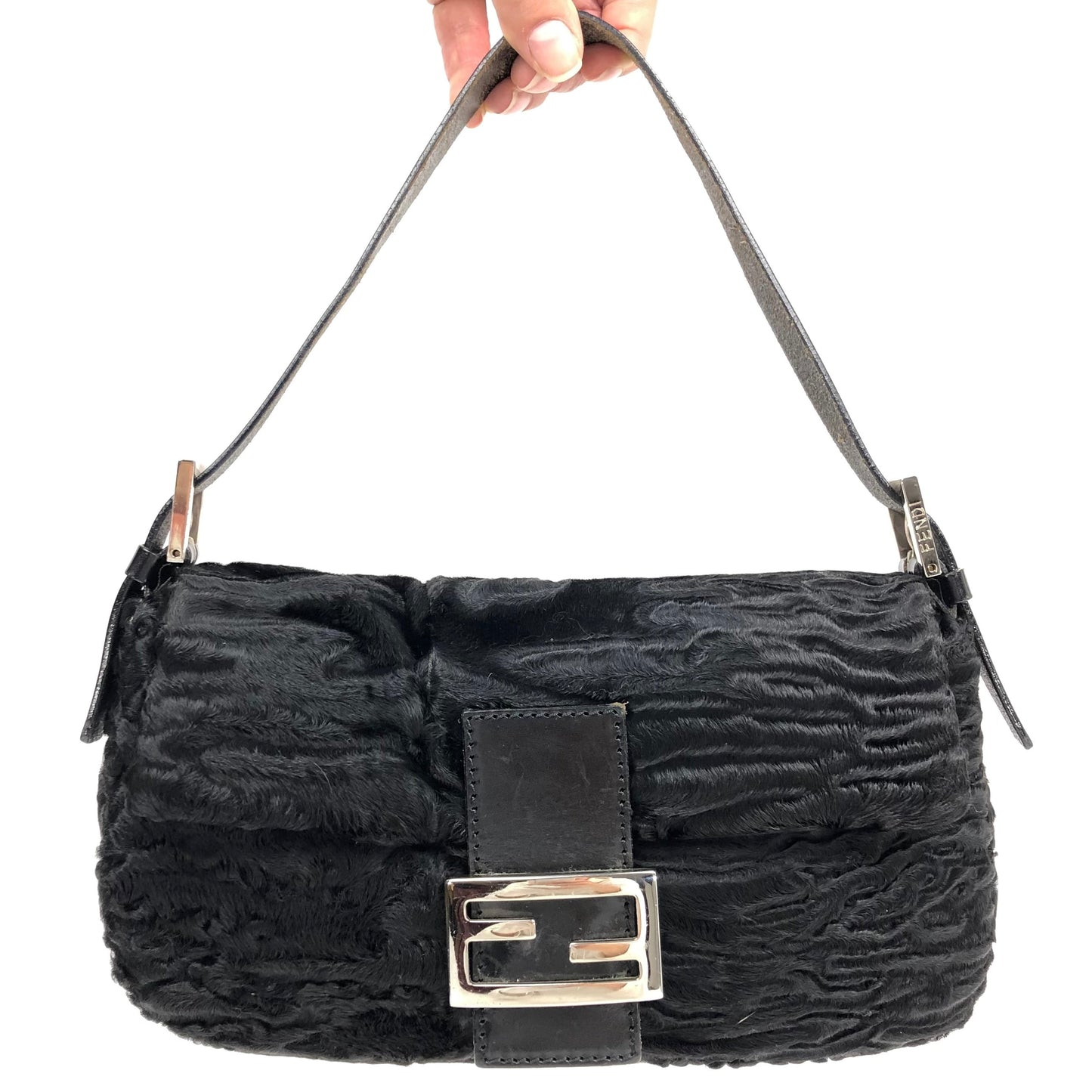 FENDI PERSIAN LAMB FUR BAGUETTE