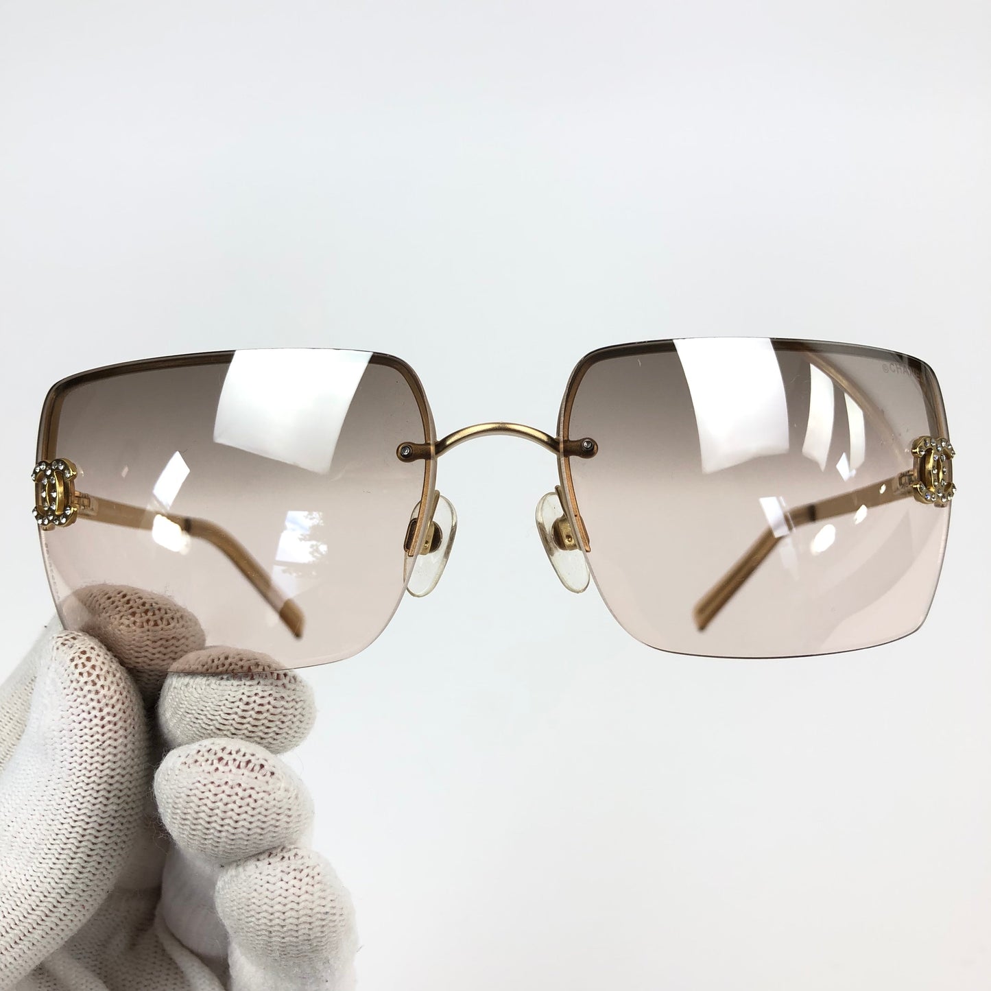 CHANEL RIMLESS SUNGLASSES