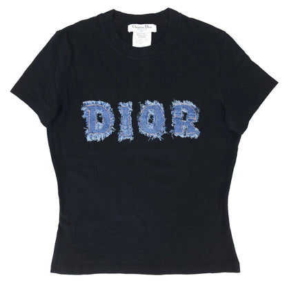 CHRISTIAN DIOR DENIM PRINT T-SHIRT