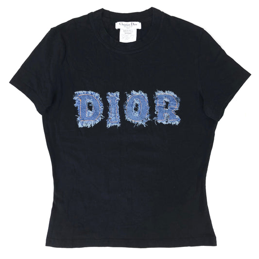 CHRISTIAN DIOR DENIM PRINT T-SHIRT