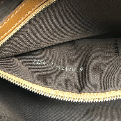 FENDI LEOPARD CALF HAIR BAGUETTE SHOULDER BAG