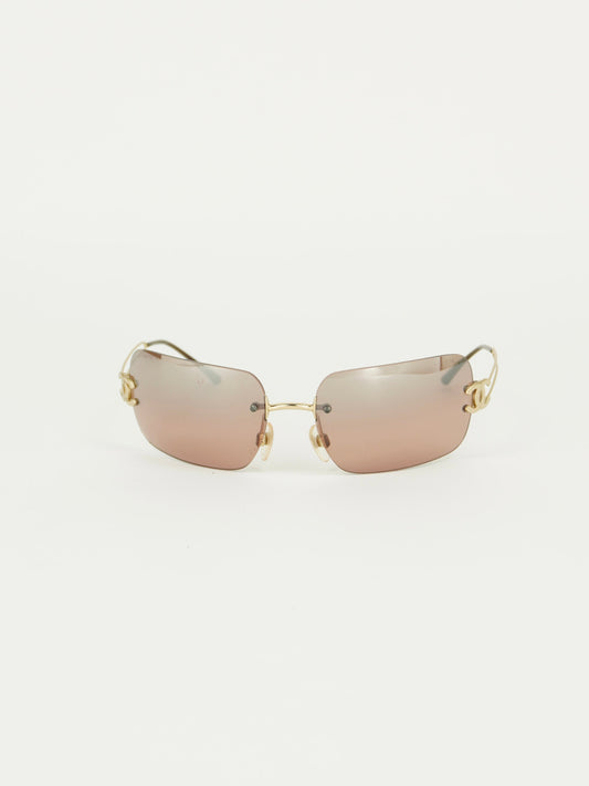 CHANEL RIMLESS SUNGLASSES
