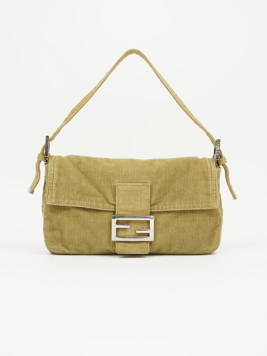 FENDI CORDUROY BAGUETTE