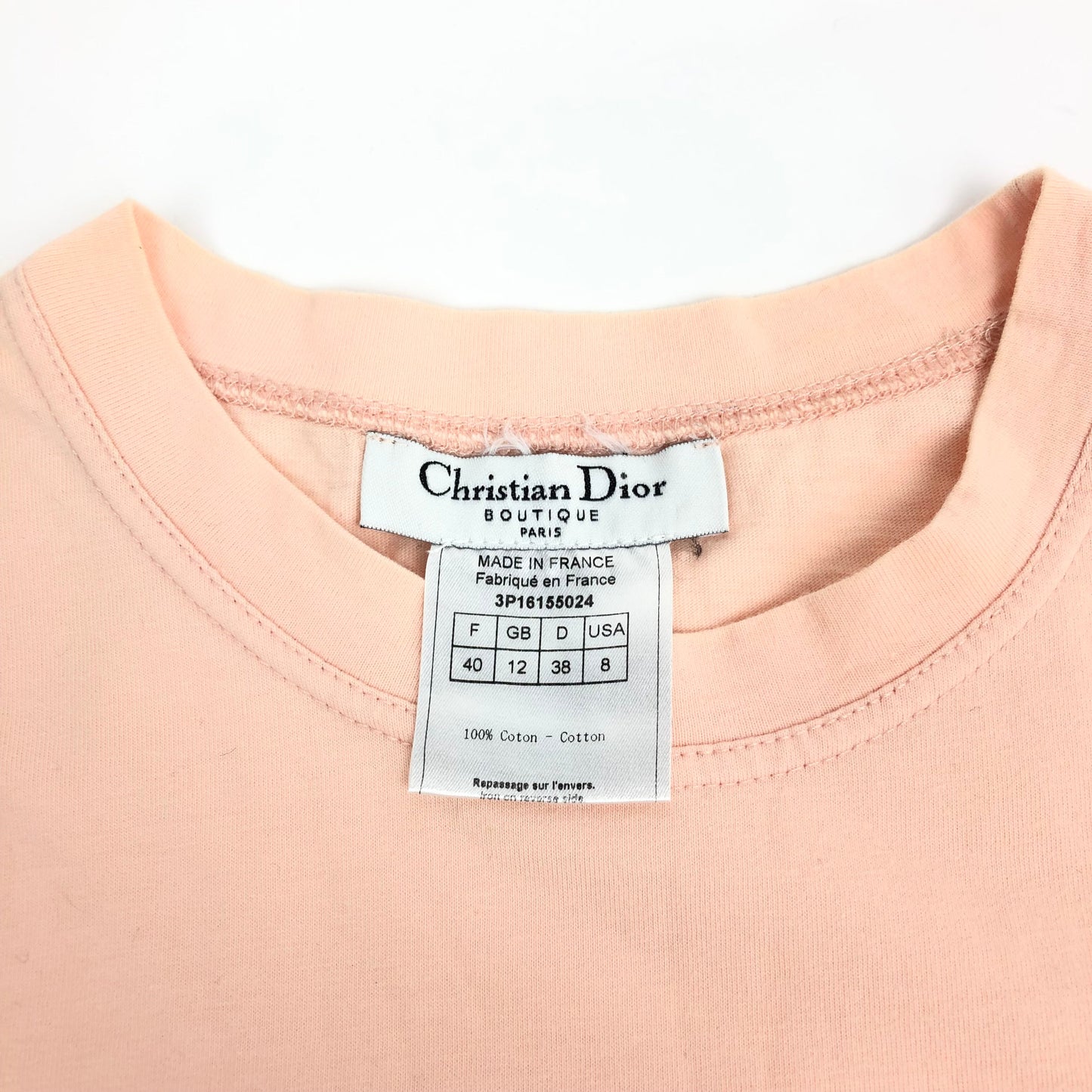 CHRISTIAN DIOR DENIM PRINT T-SHIRT