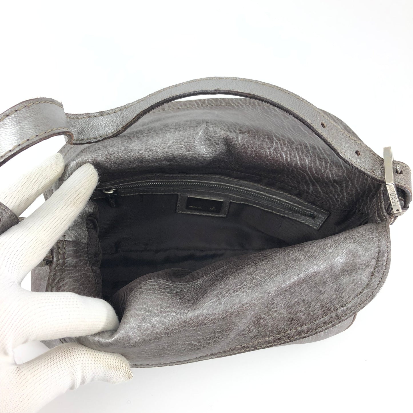 FENDI LEATHER BAGUETTE BAG