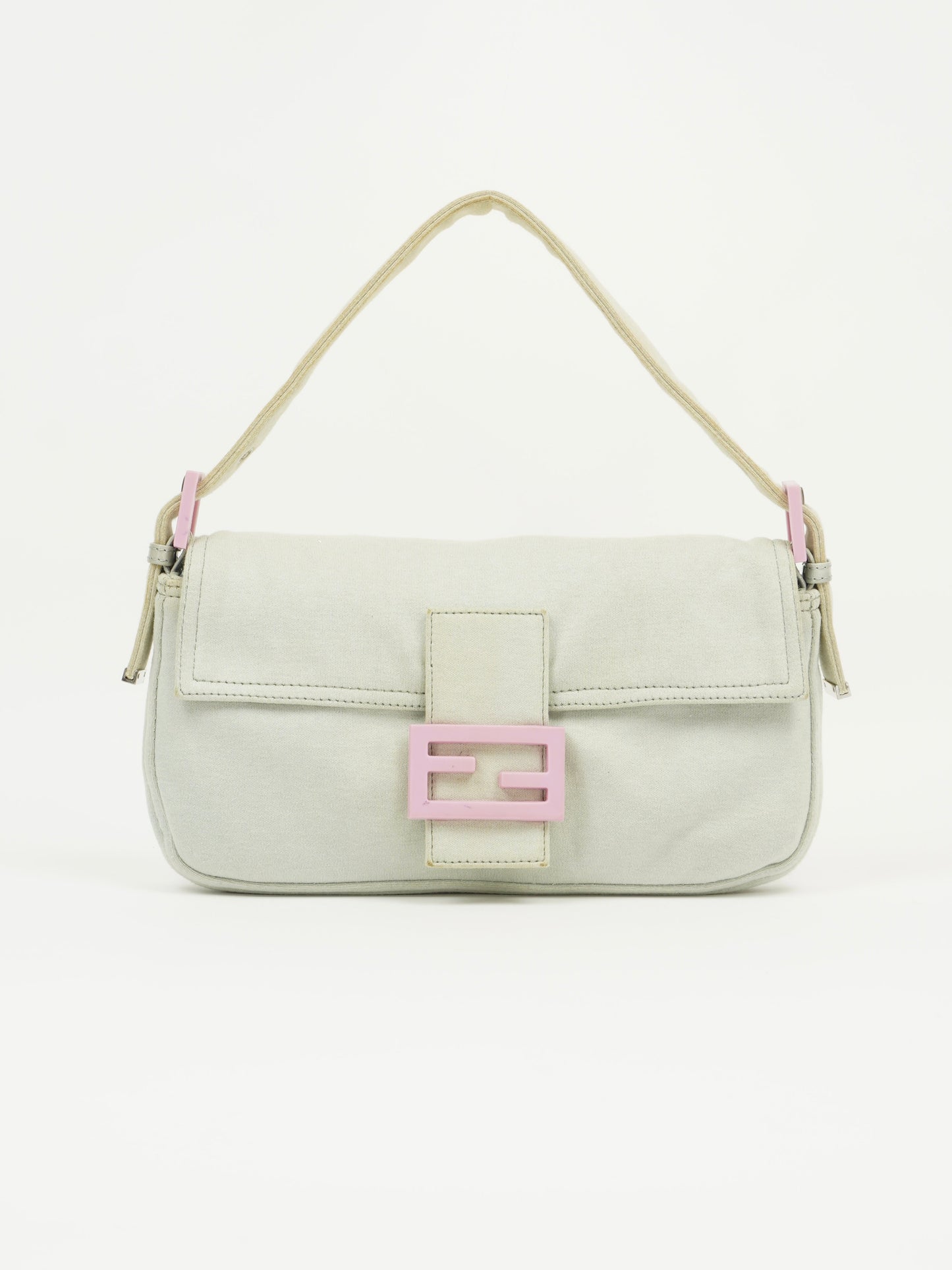FENDI BAGUETTE WITH PINK HARDWARE