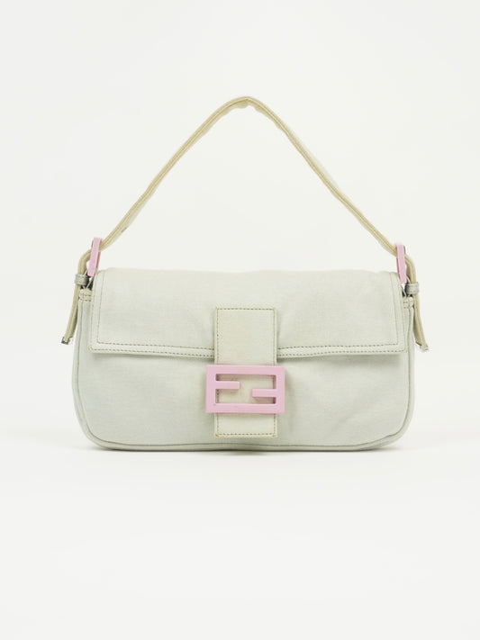 FENDI BAGUETTE WITH PINK HARDWARE
