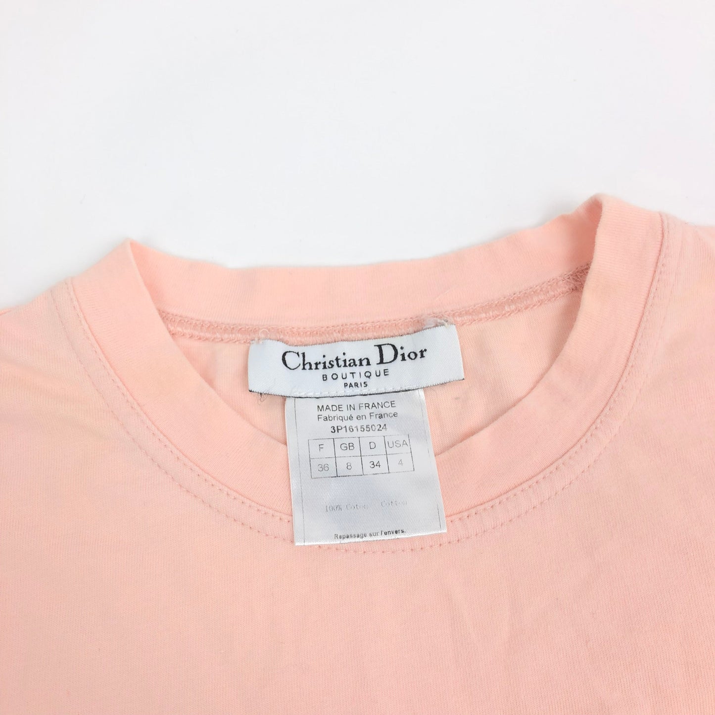 CHRISTIAN DIOR DENIM PRINT T-SHIRT
