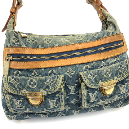 LOUIS VUITTON BAGGY PM DENIM SHOULDER BAG