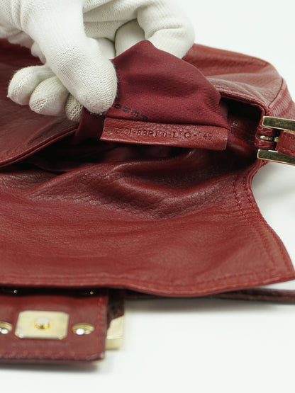 FENDI LEATHER BAGUETTE