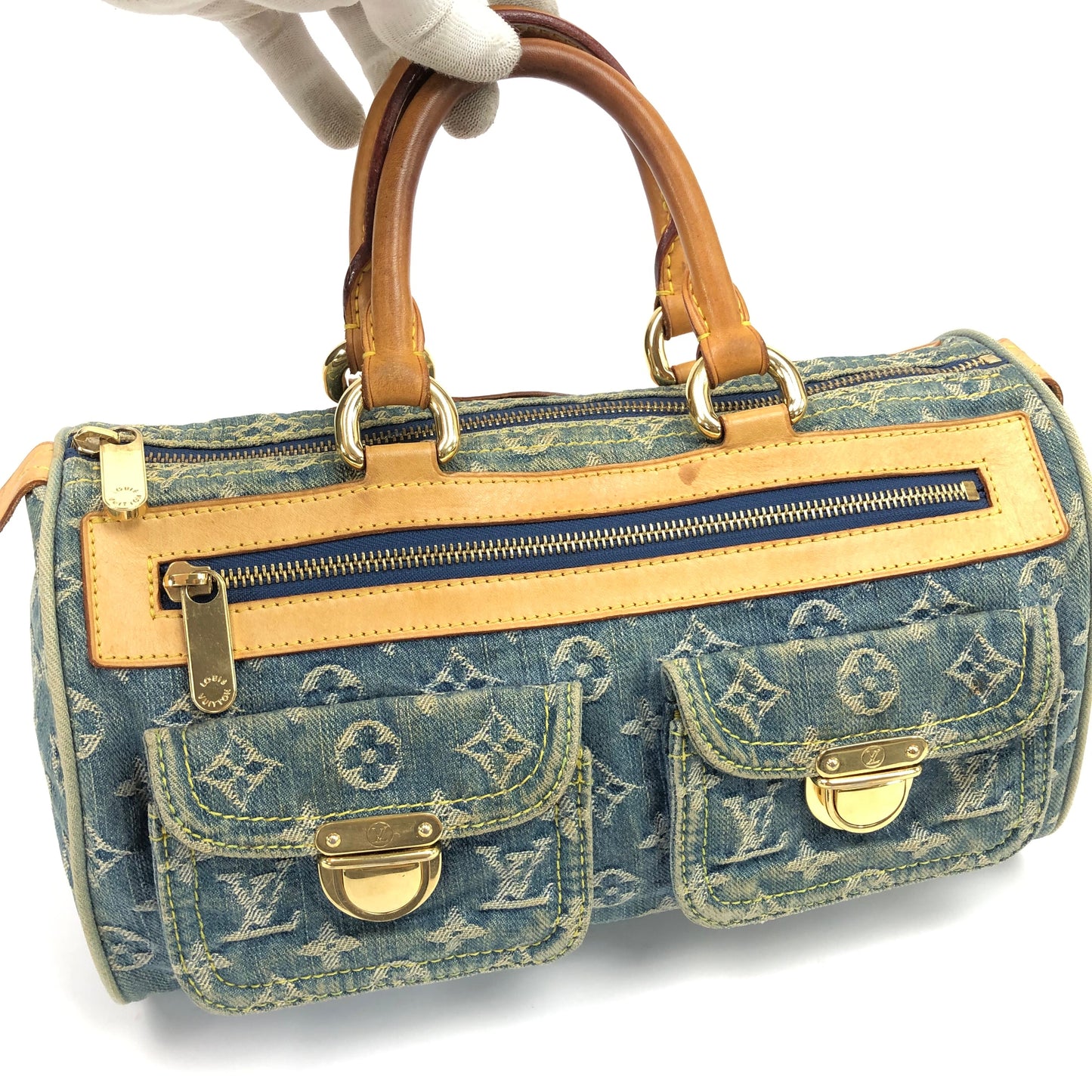 LOUIS VUITTON NEO SPEEDY DENIM BAG