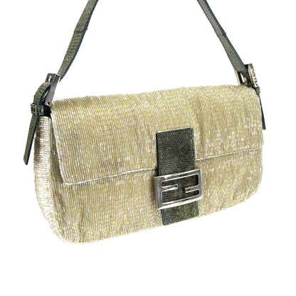 FENDI BEADED BAGUETTE BAG