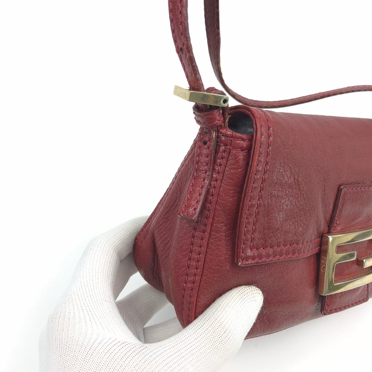 FENDI LEATHER BAGUETTE BAG