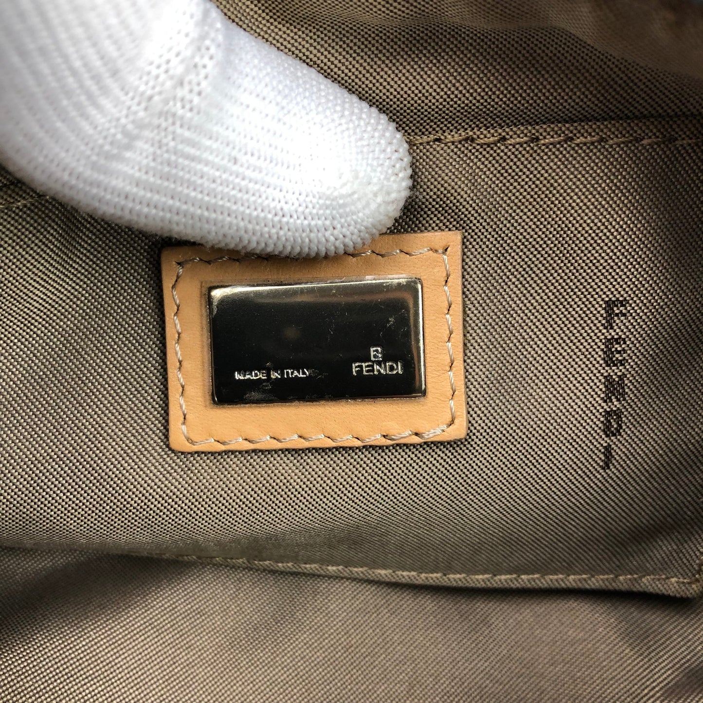 FENDI ZUCCA SHOULDER BAG