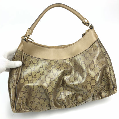 GUCCI MONOGRAM ABBEY BAG